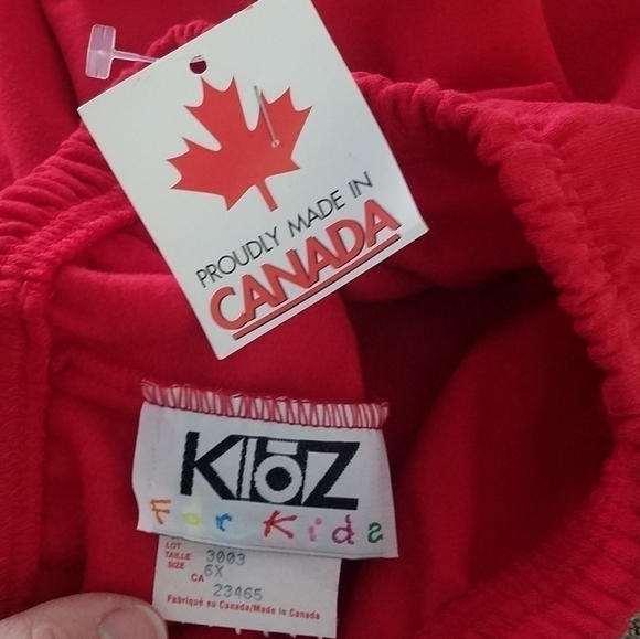 Vintage NWT Kloz for Kids Apple Pencil School Shirt Pants Set 6 - Picture 7 of 8